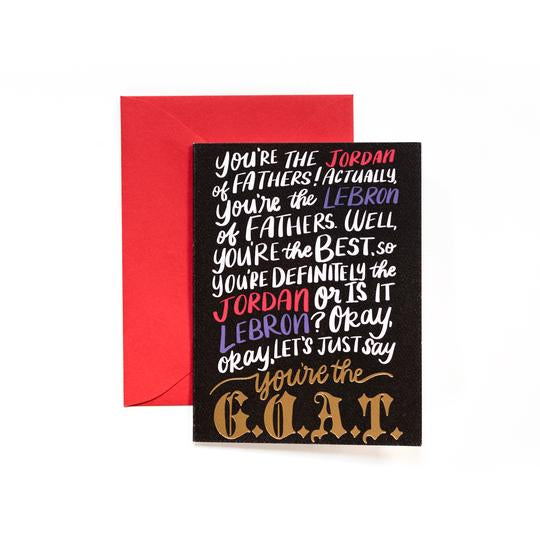 The G.O.A.T. Dad Father's Day Card