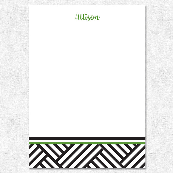 Patchwork Green Notepad