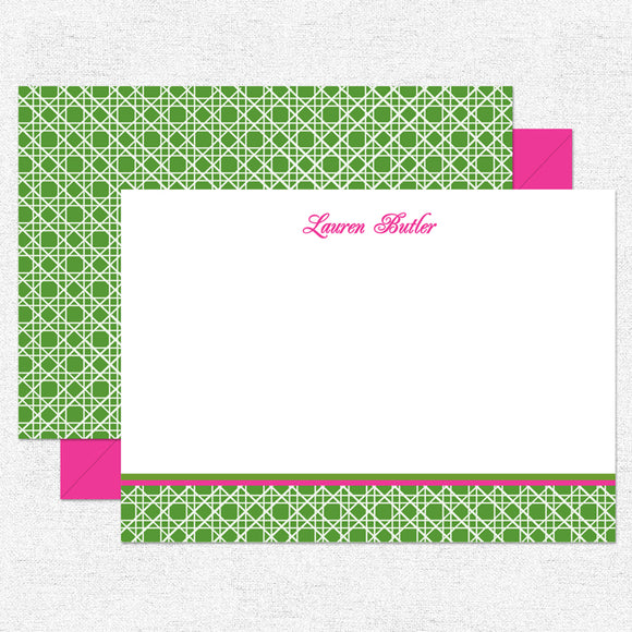 Green Caning Stationery