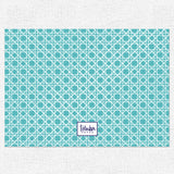 Teal Caning Stationery
