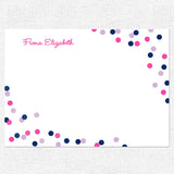 Pink Confetti Stationery