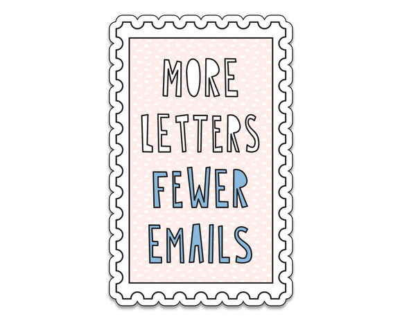 More Letters, Fewer Emails - 3