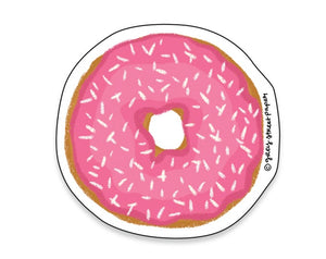 Pink Donut Sticker