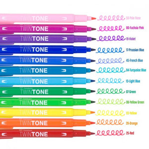 Tombow Twin Tone Rainbow Markers - Individual